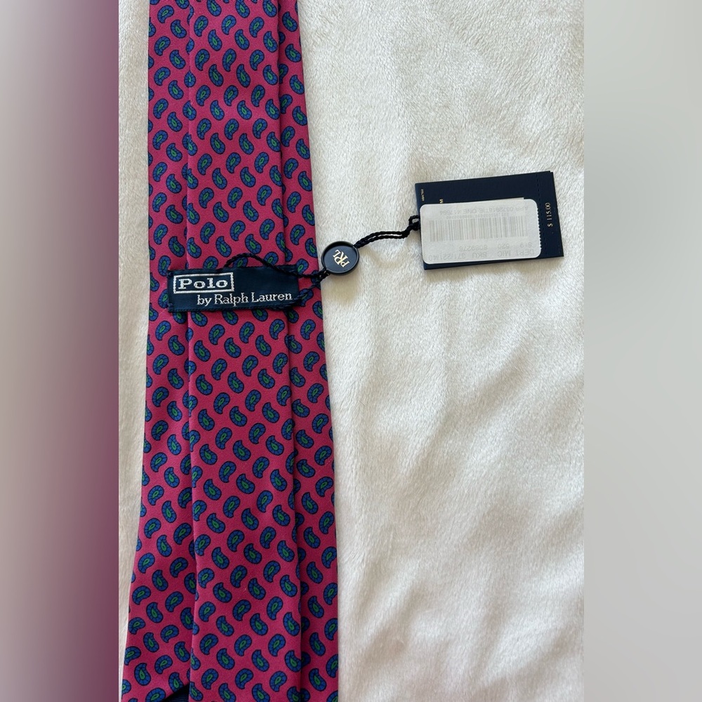 NWT Polo Ralph Lauren Silk Tie - Picture 6 of 6